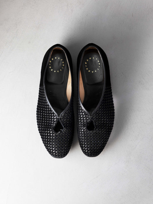 Tear Pumps Mesh Goat Suede