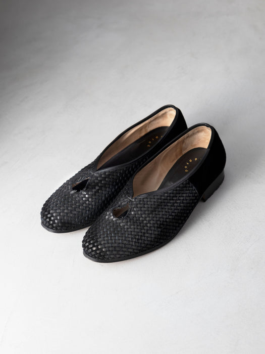 Tear Pumps Mesh Goat Suede